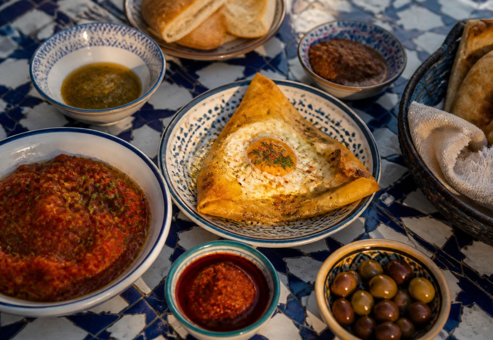 Assortiment de mezzés tunisiens